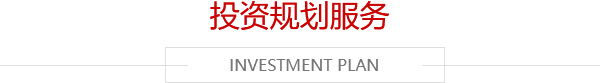 投资规划服务-investment plan